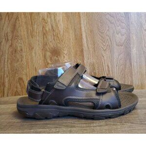 Eddie Bauer Holman Adjustable Sandals Mens Size 12 Brown